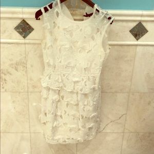 White lace midi from BCBGMaxazria